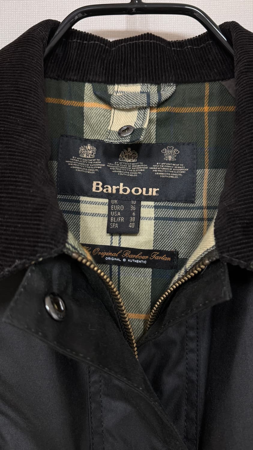 UK10 / 바버 비드넬 왁스 자켓 카키 상품이미지8