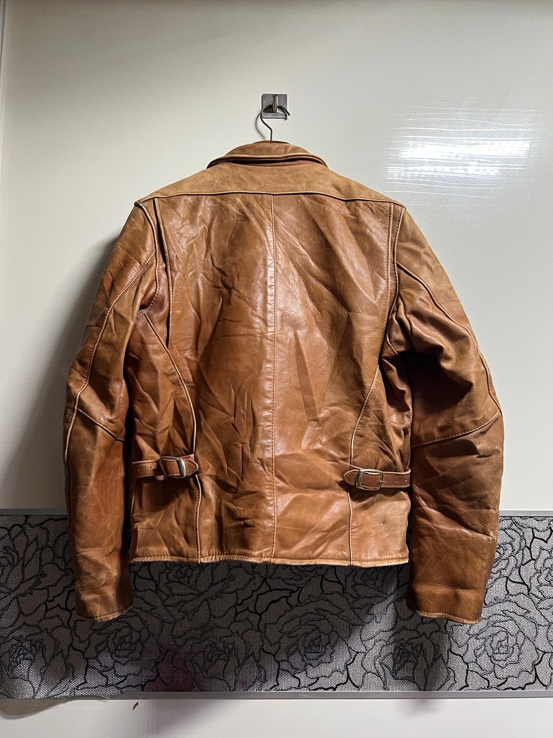 빈티지 Vanson 밴슨 소가죽 스포츠 레더 자켓 상품이미지7