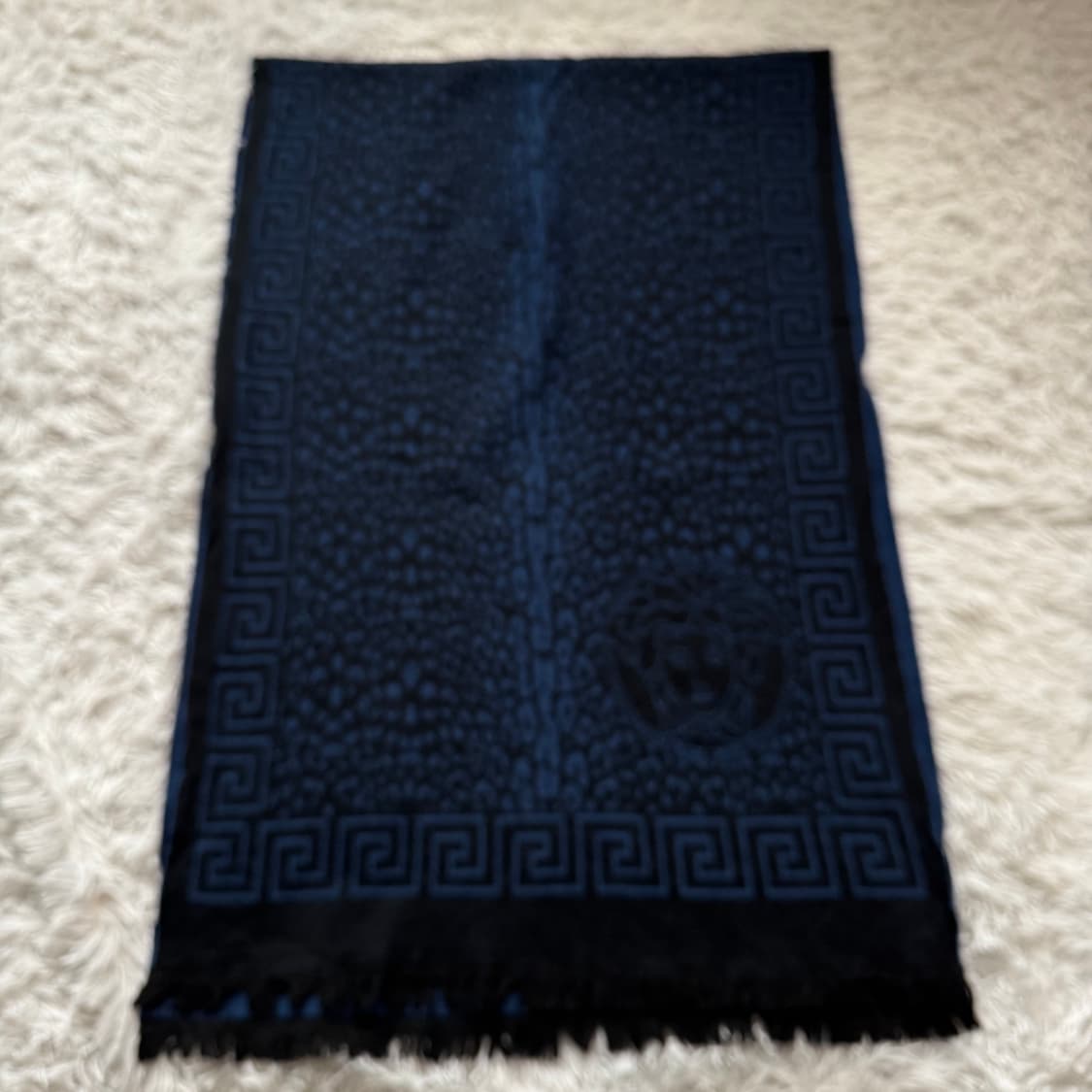 VERSACE 일본빈티지 목도리 베르사체 빈티지목도리 러그 인테리어 상품이미지2