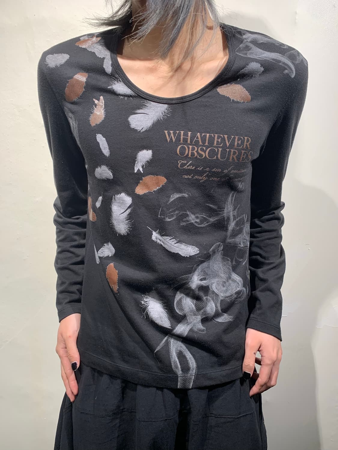 “HIDEAWAYS“ 00s Feather Design Long Slee 상품이미지2