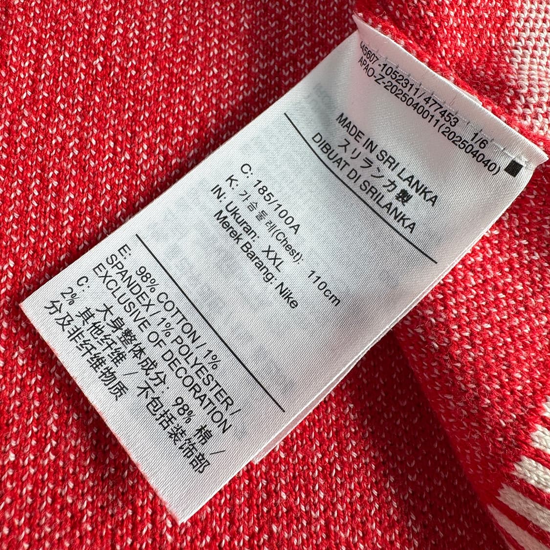 나이키 25 유니버시티 레드 클럽 럭비 탑 상품이미지5