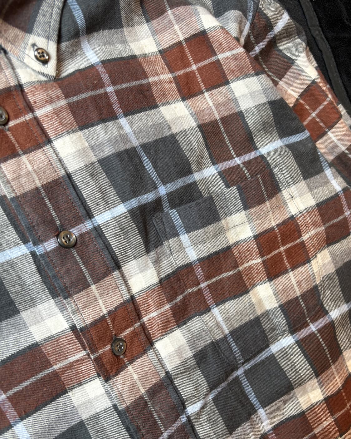 일본빈티지 OAK VALLEY  체크 셔츠 상품이미지3