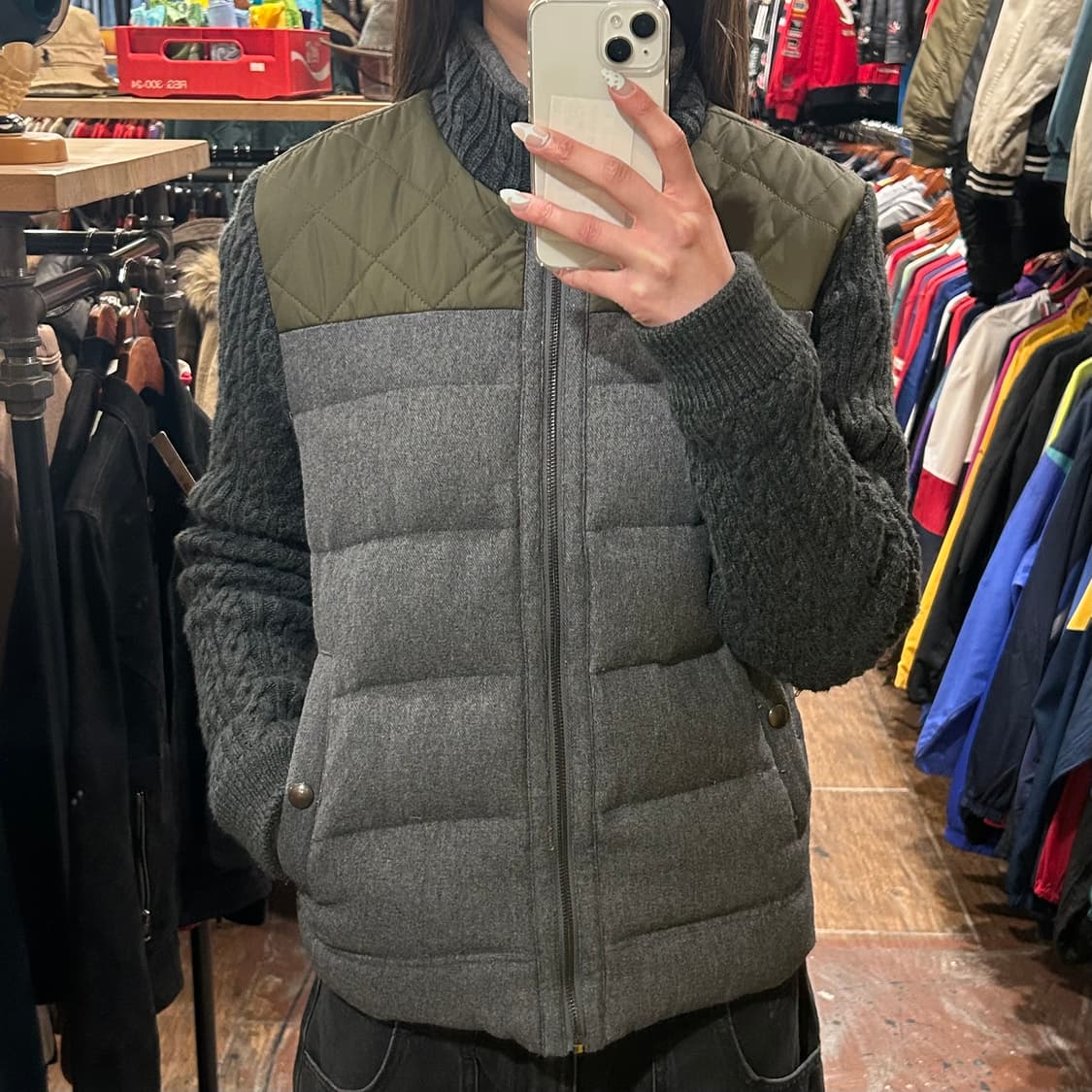 [HI] 빠니깔레 봄버 자켓 차콜 상품이미지2