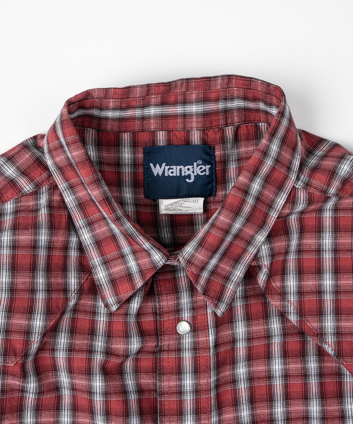 Wrangler 웨스턴 레드 플래드 셔츠 상품이미지5