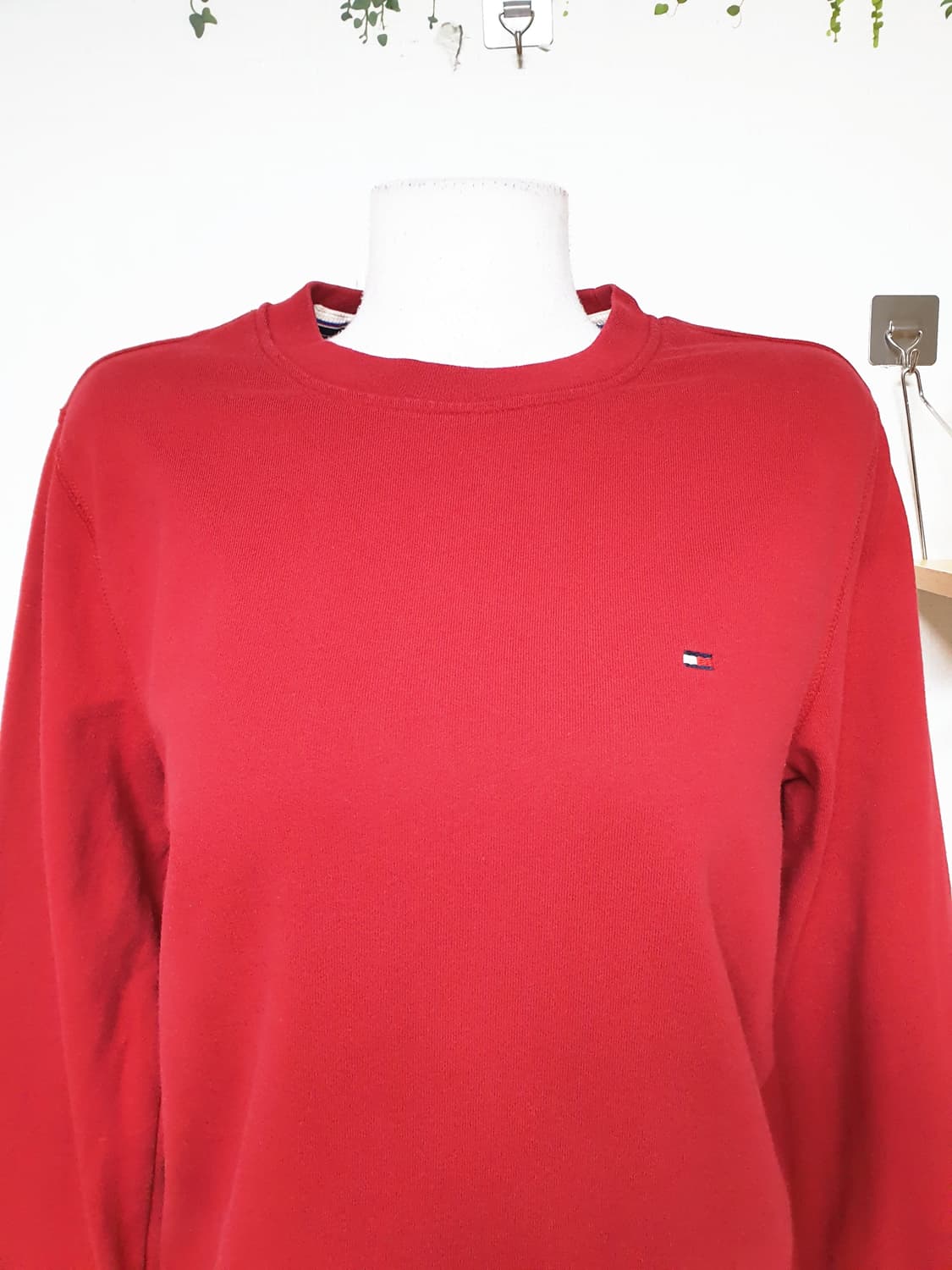 타미힐피거 맨투맨 S 레드 상품이미지8