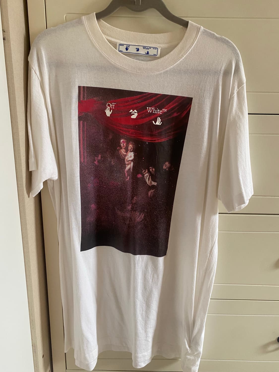 오프화이트 카라바조 티셔츠 상품이미지1