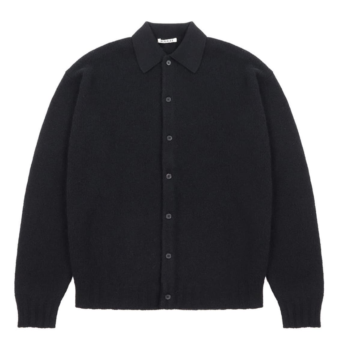 [5] 오라리 셰틀랜드 울 캐시미어 니트 가디건 블랙 상품이미지1