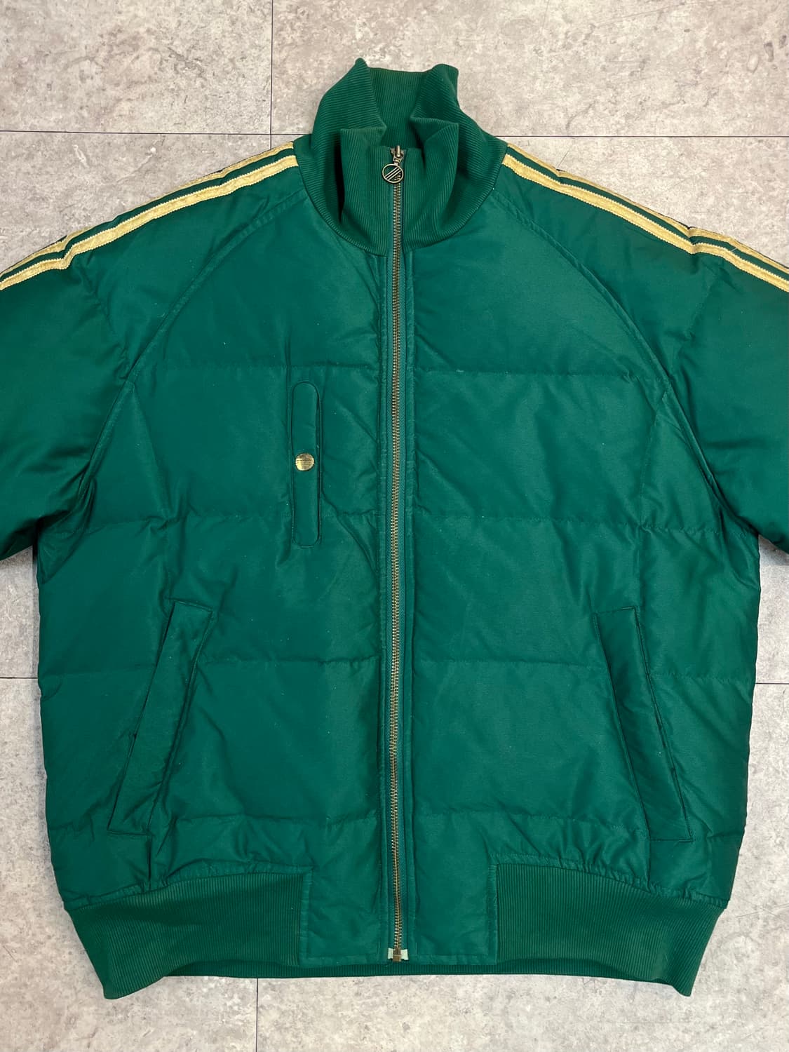 아디다스 올드스쿨 덕다운 패딩 자켓 그린 95 #csz2637 상품이미지5