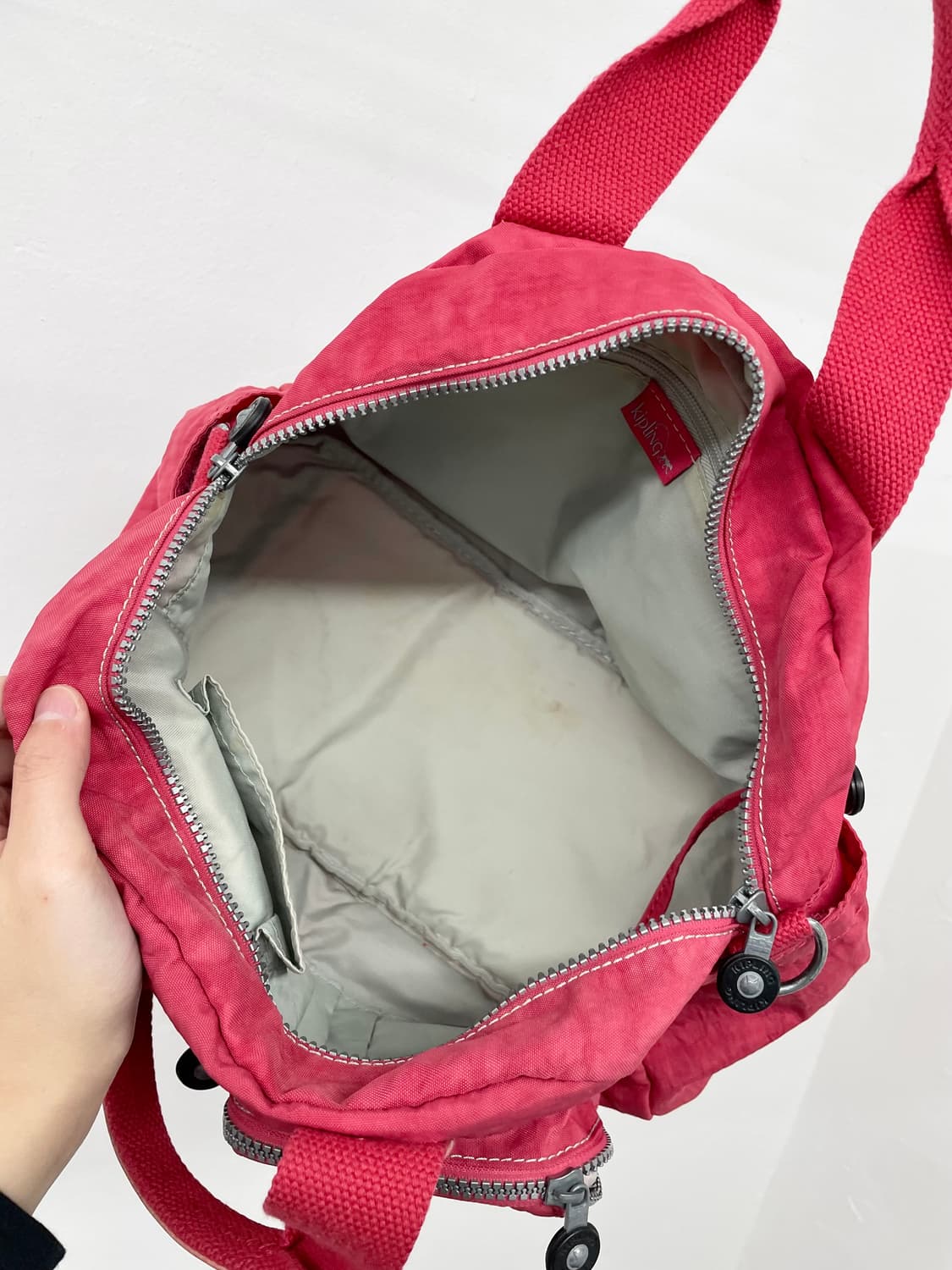 y2k 핑크 키플링 포켓백  상품이미지5