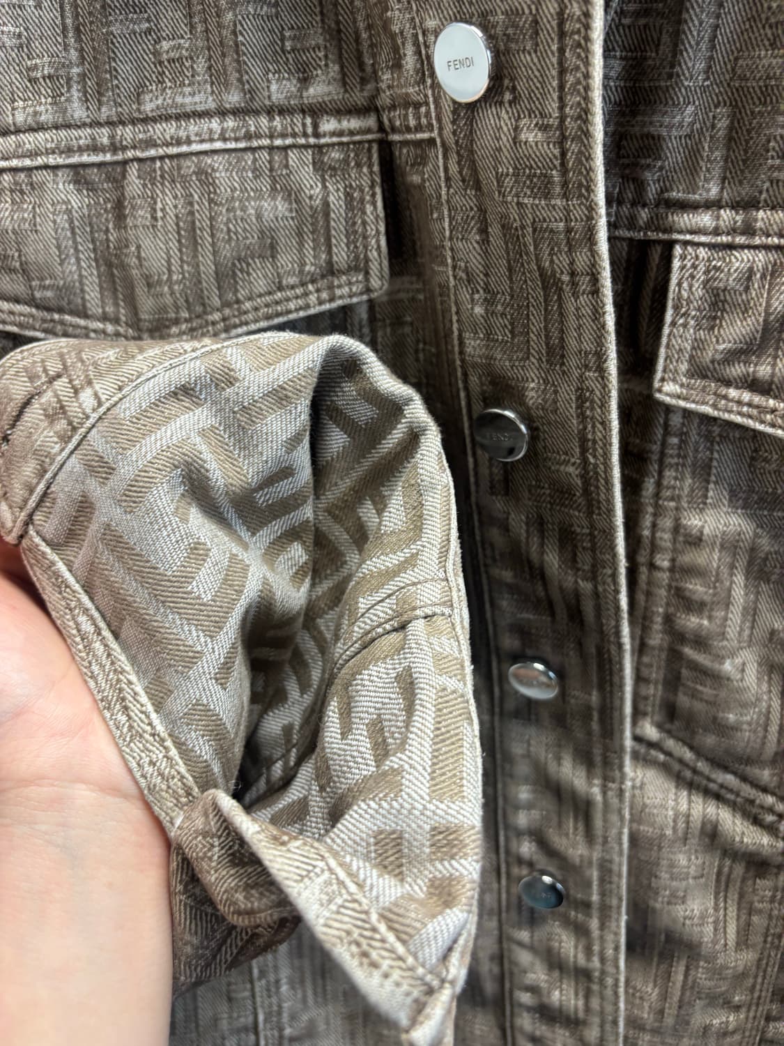 펜디 데님 자켓 50 셋업 상품이미지2