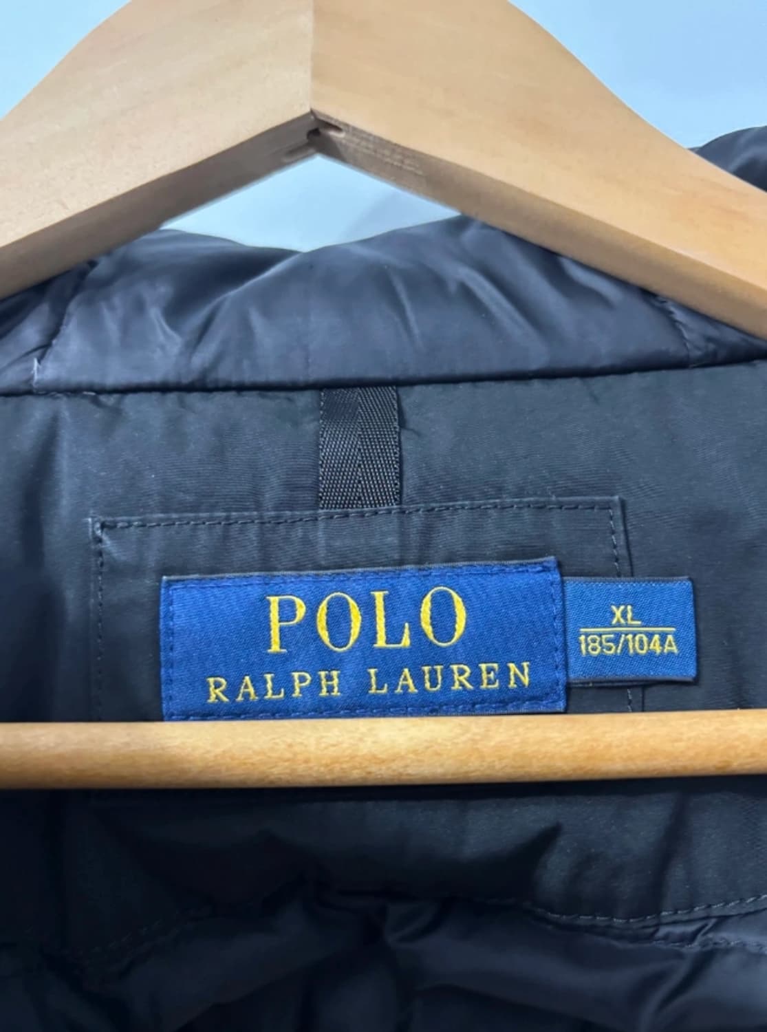 폴로 블루종 후드 패딩 XL 블랙 상품이미지5