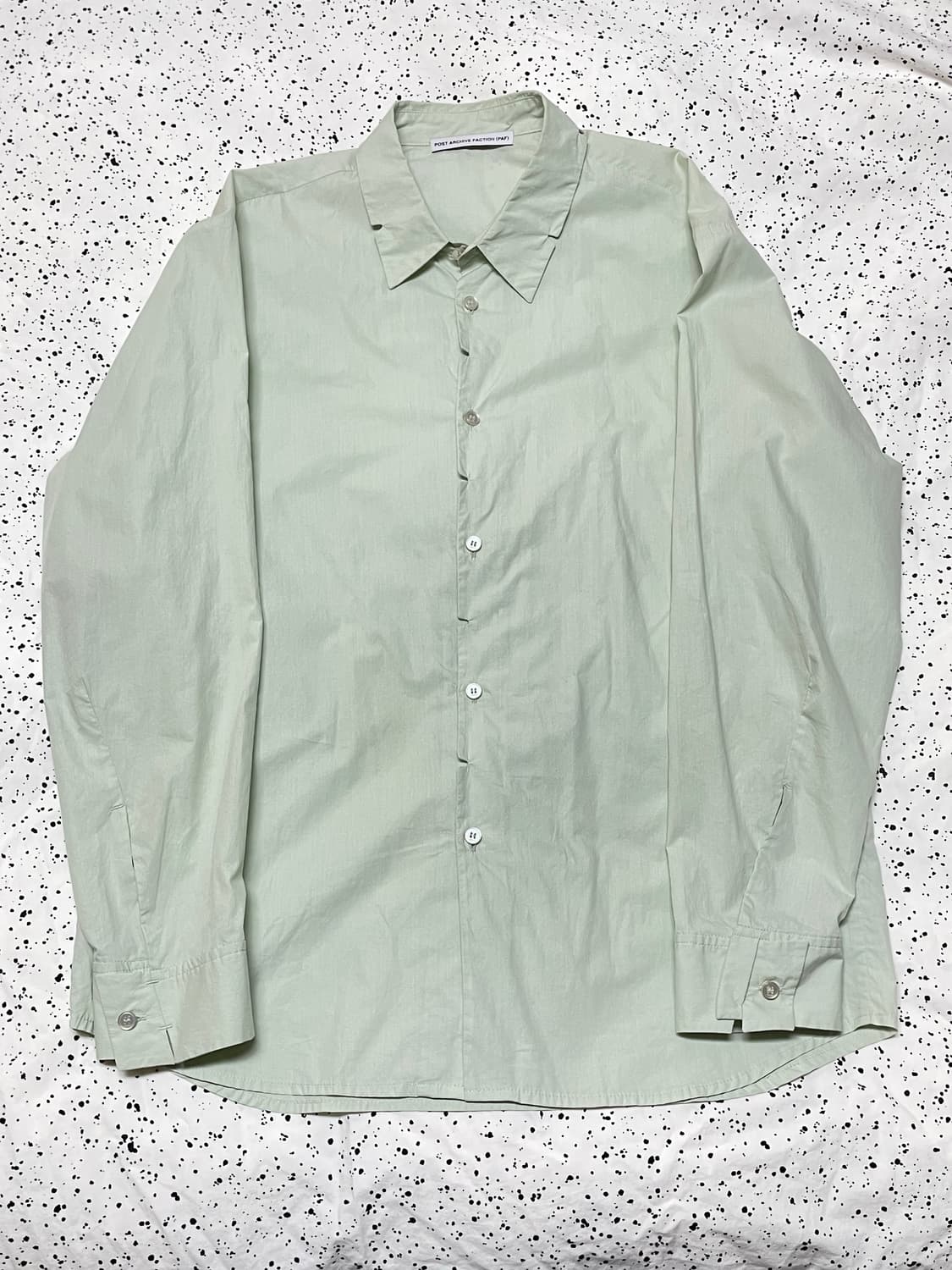 [S] 포스트아카이브팩션 8.0 center shirt mint 상품이미지1