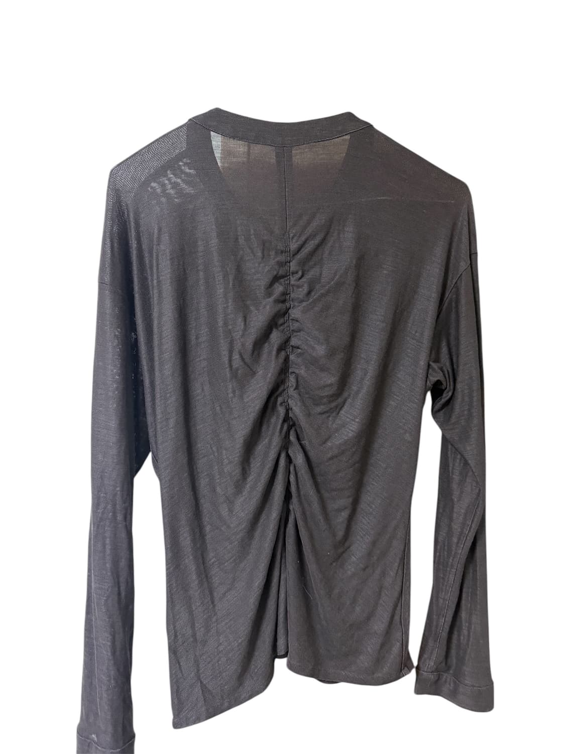 빈티지 아일렛 뒷셔링 탑 상품이미지2