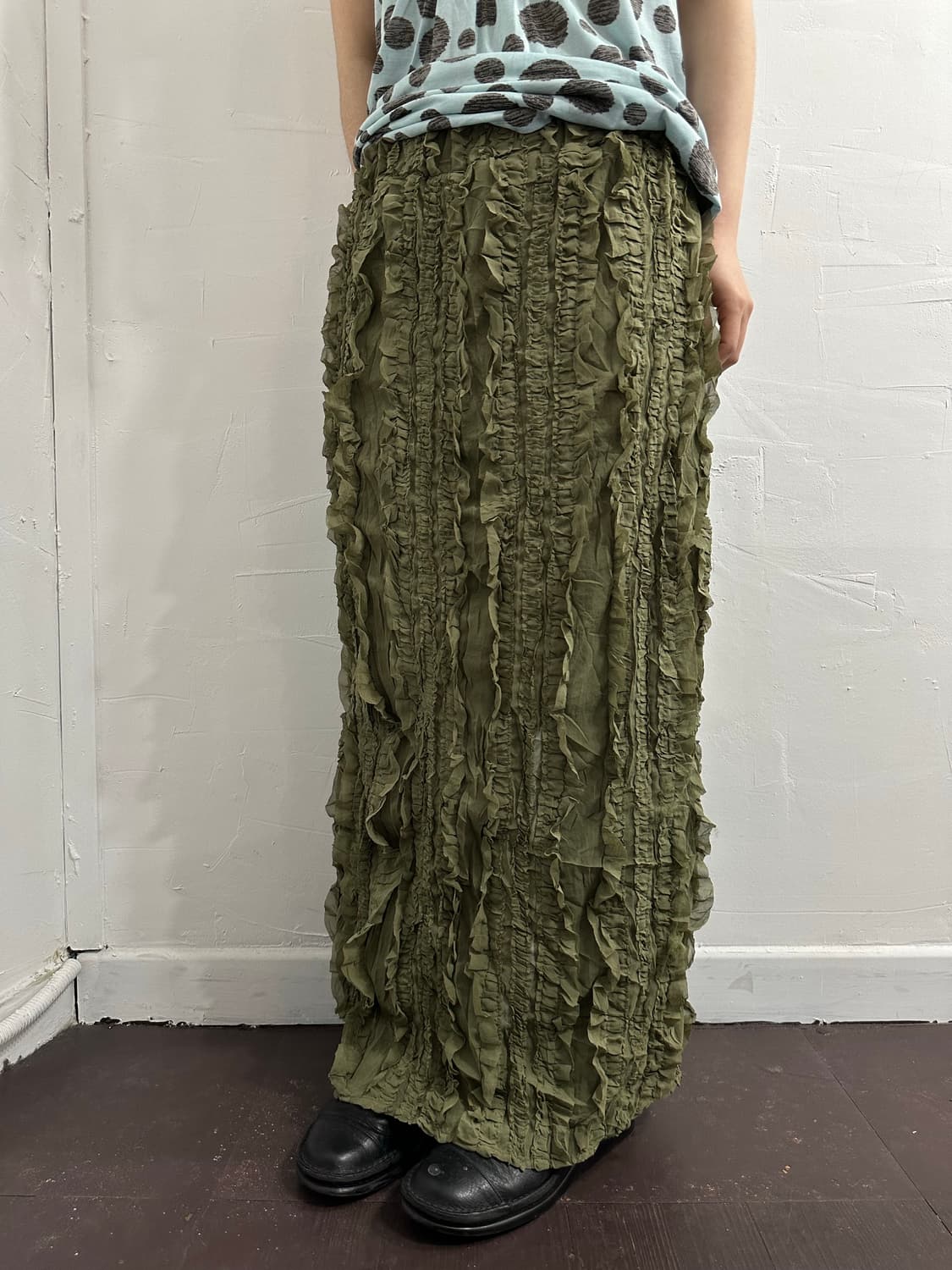 samansa mos2 frill long skirt 상품이미지2