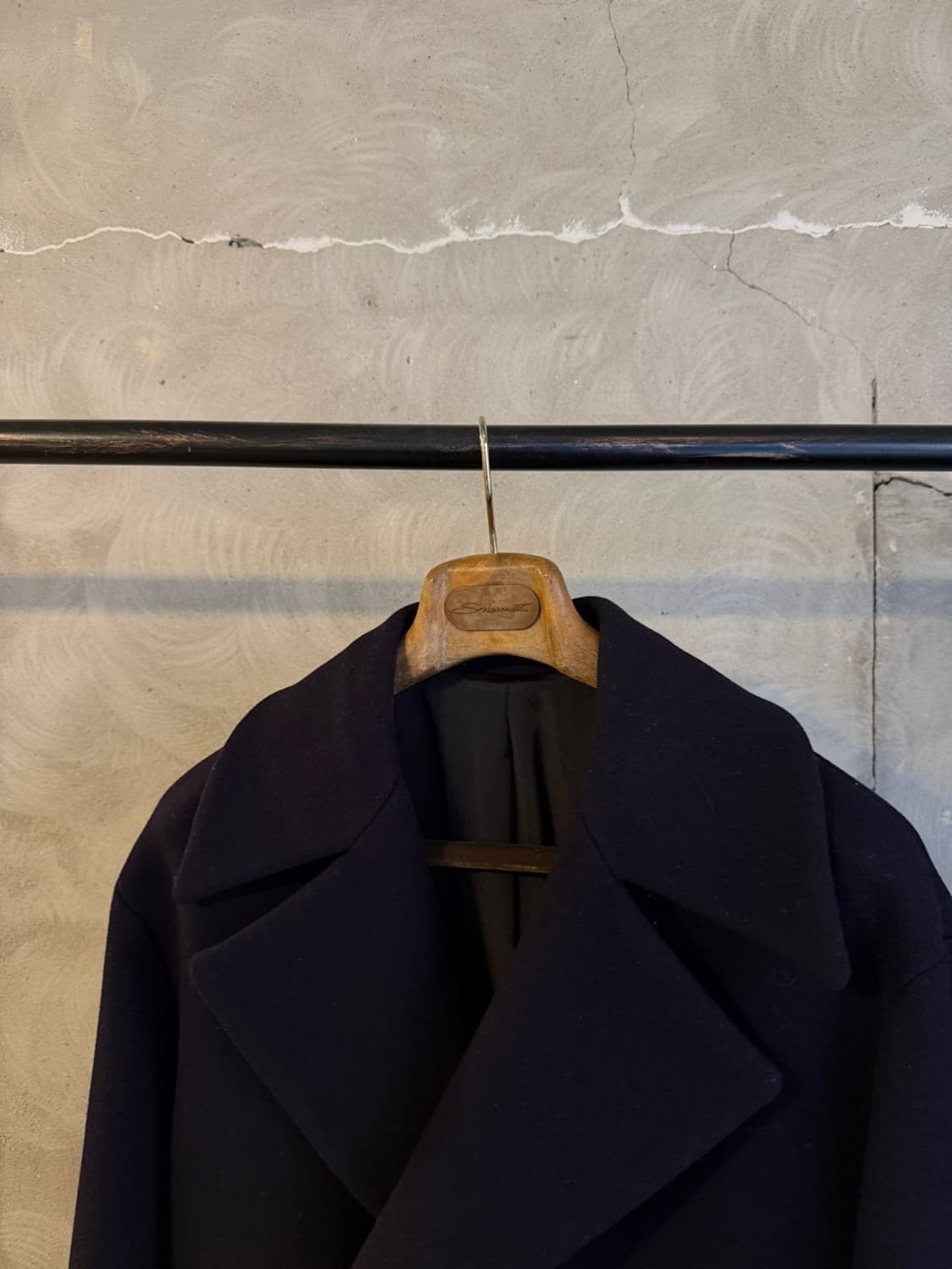 시스템 더블 브레스티드 코트 100~105 상품이미지3