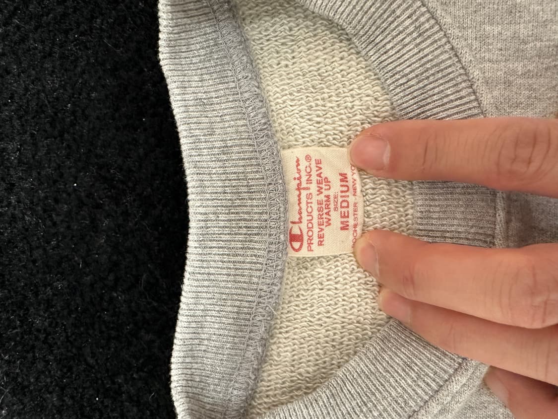 챔피온 리버스위브 맨투맨 M 상품이미지2