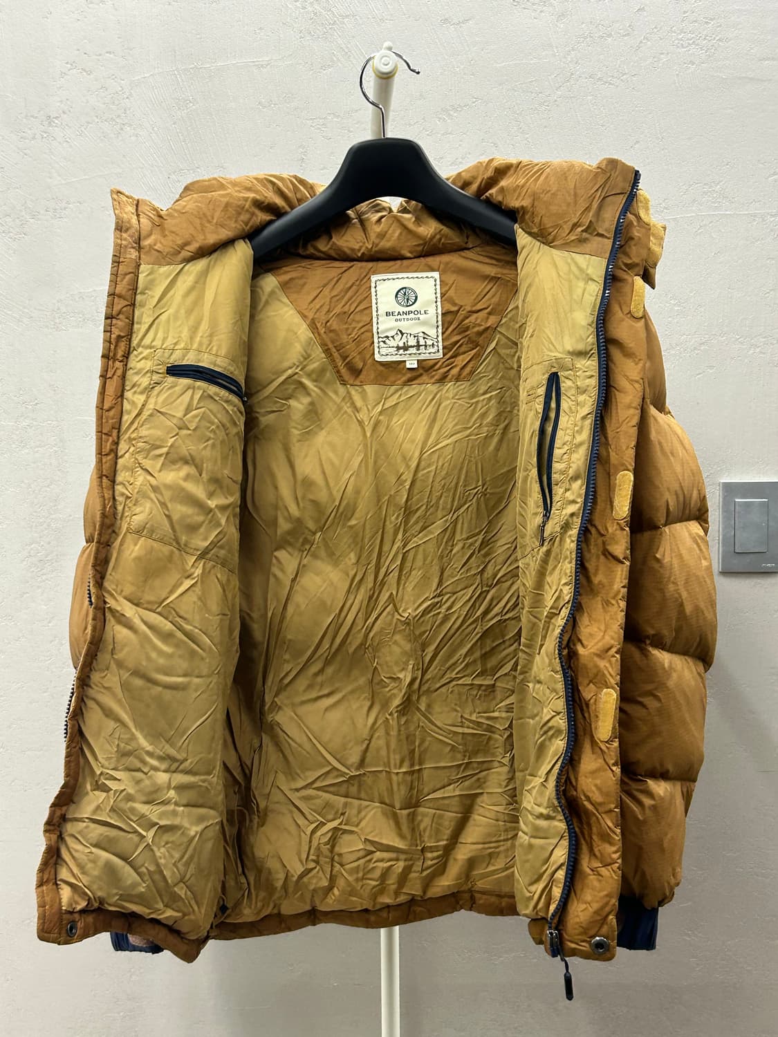 빈폴 아웃도어 브라운 패딩 점퍼 상품이미지6