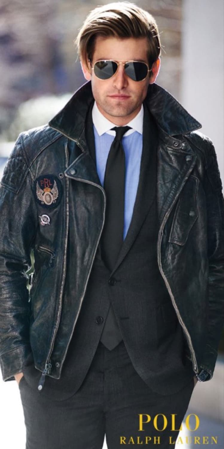 폴로 랄프로렌 가죽 라이더 자켓 상품이미지1