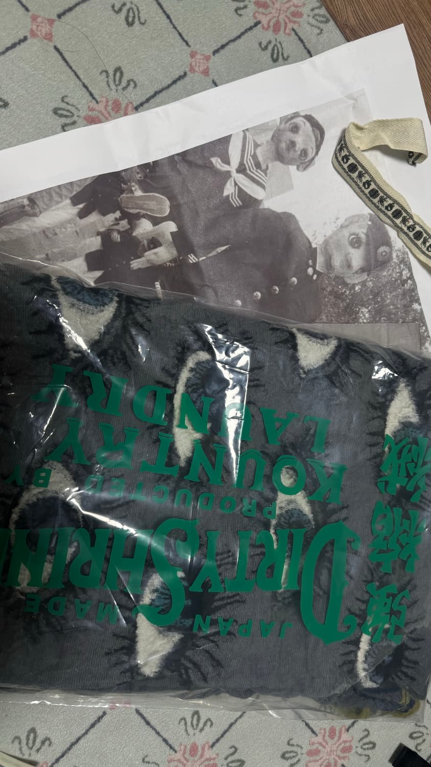 캐피탈 스피크이지 머플러 그레이 (큰사이즈) 상품이미지2