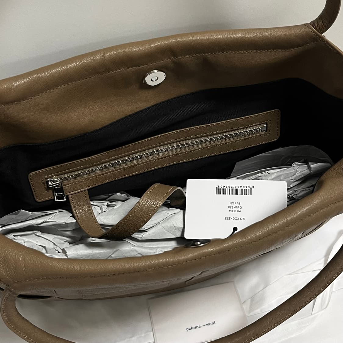 팔로마울 Big Pockets 빅 포켓 백/브라운 상품이미지3