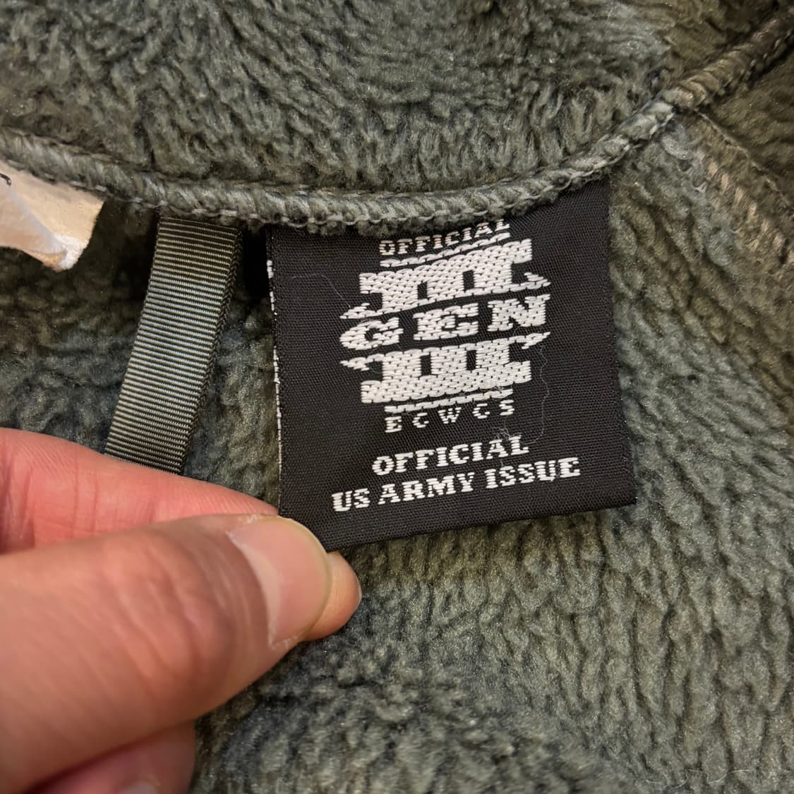미군 폴라텍 플리스 자켓 애쉬카키 상품이미지6