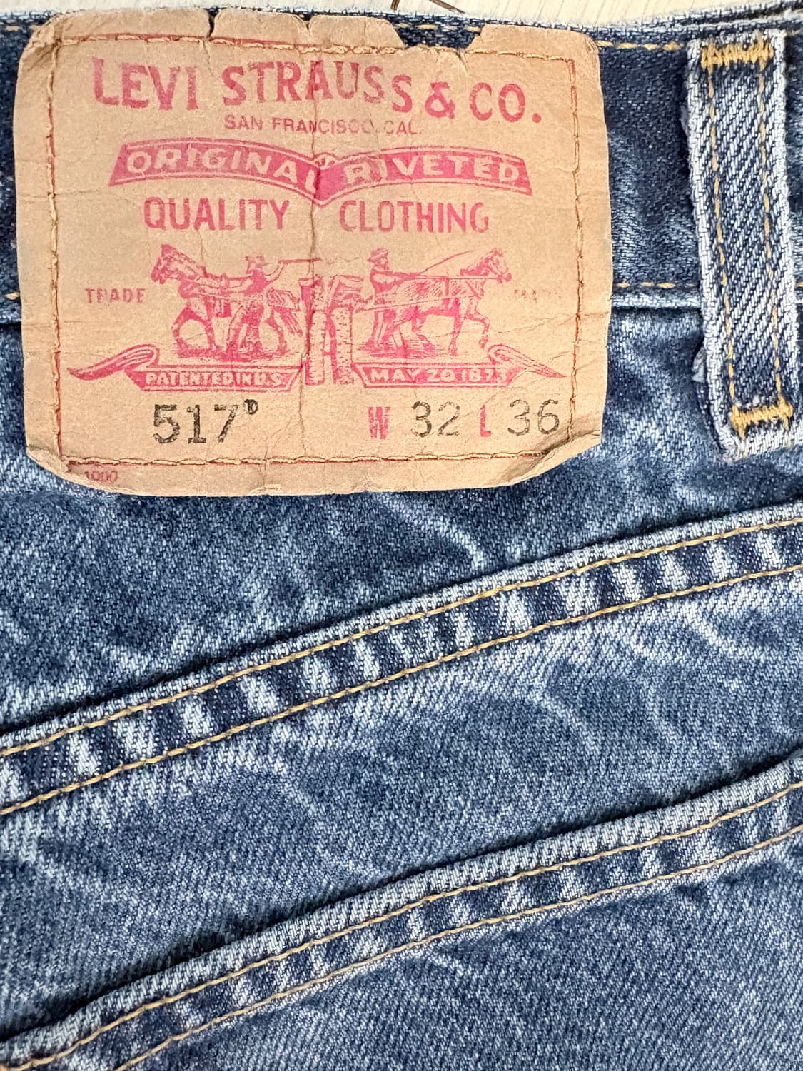 리바이스 517 W32 L36 상품이미지3