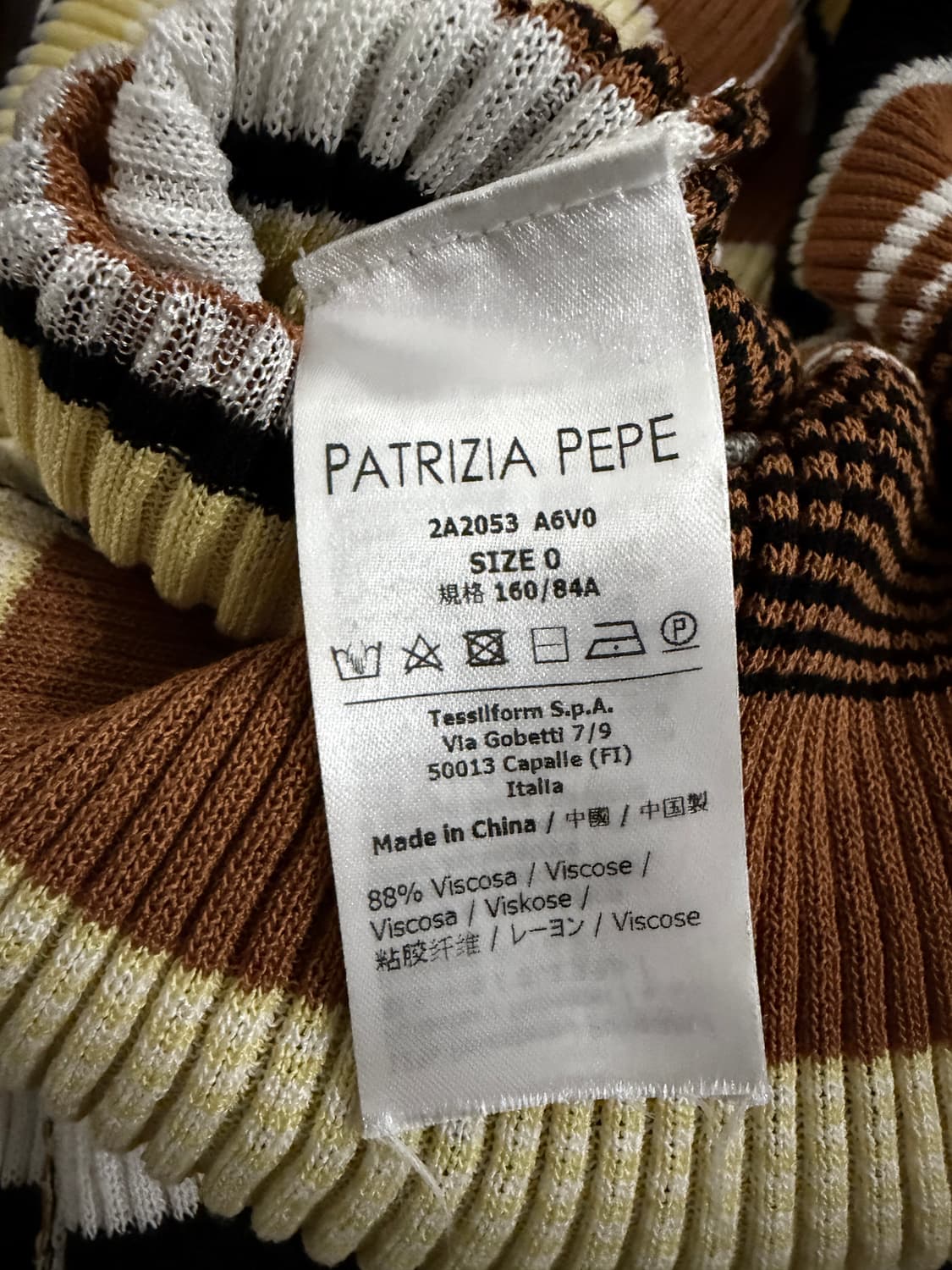 PATRIZIA PEPE 파트리치아 페페 골지 맥시 롱 원피스 상품이미지7