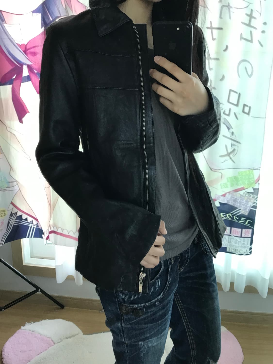 램스킨 레더자켓 상품이미지2