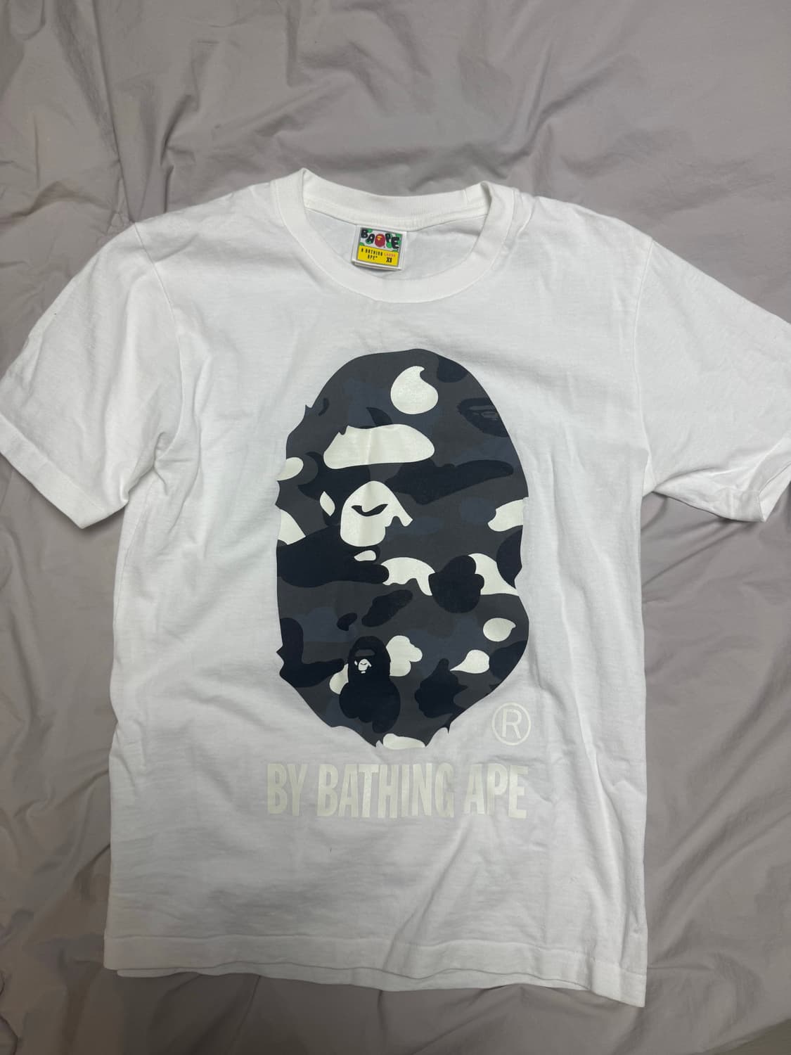 베이프 여성용 카모 반팔 상품이미지1