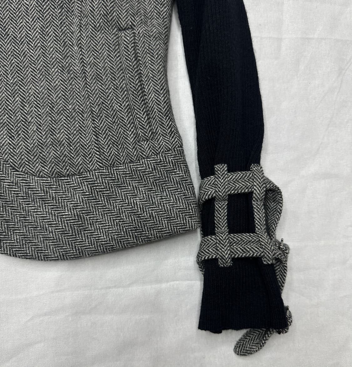 니트 소매 자켓 상품이미지5