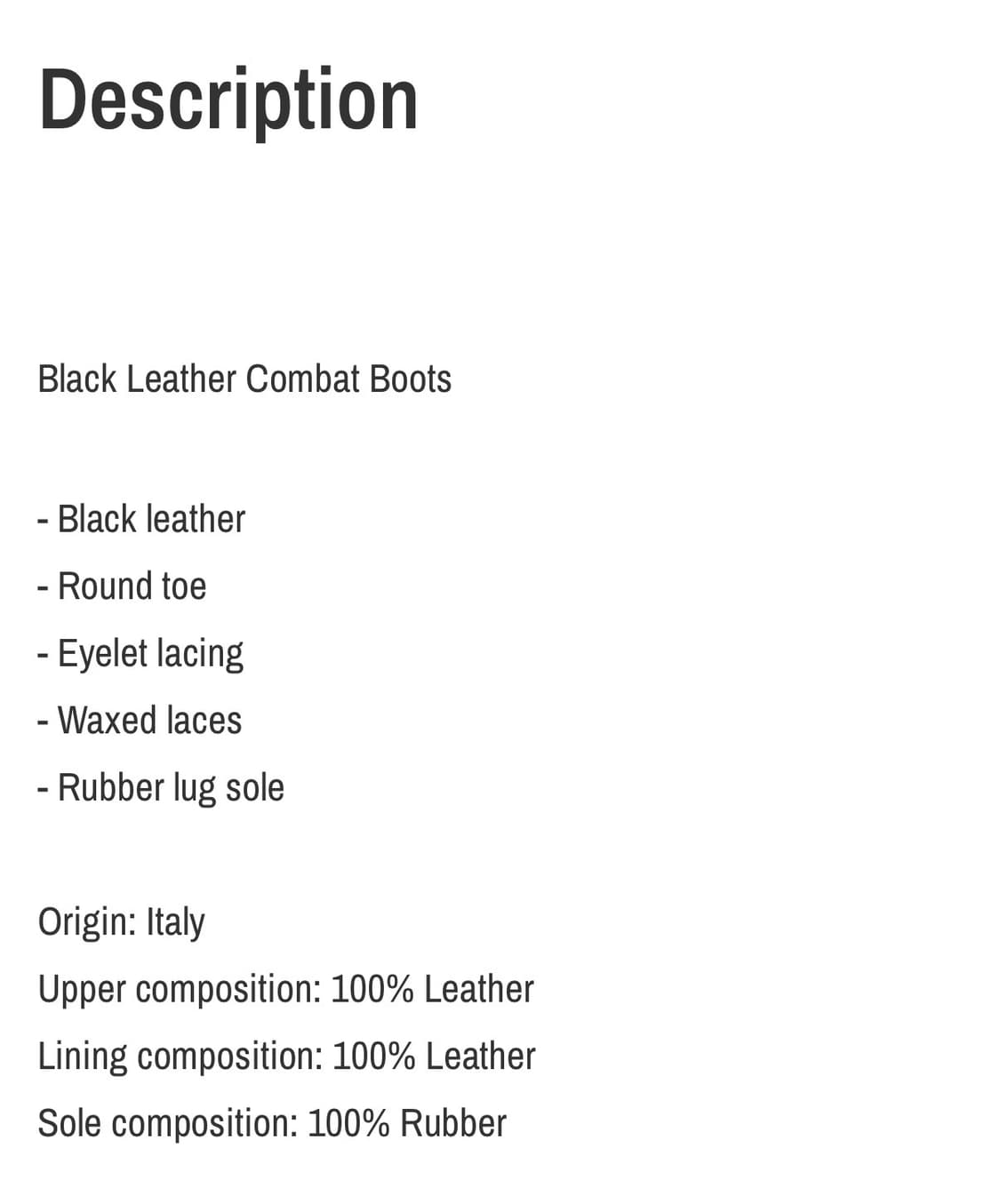 드리스 반 노튼 컴뱃 부츠 40사이즈 상품이미지10