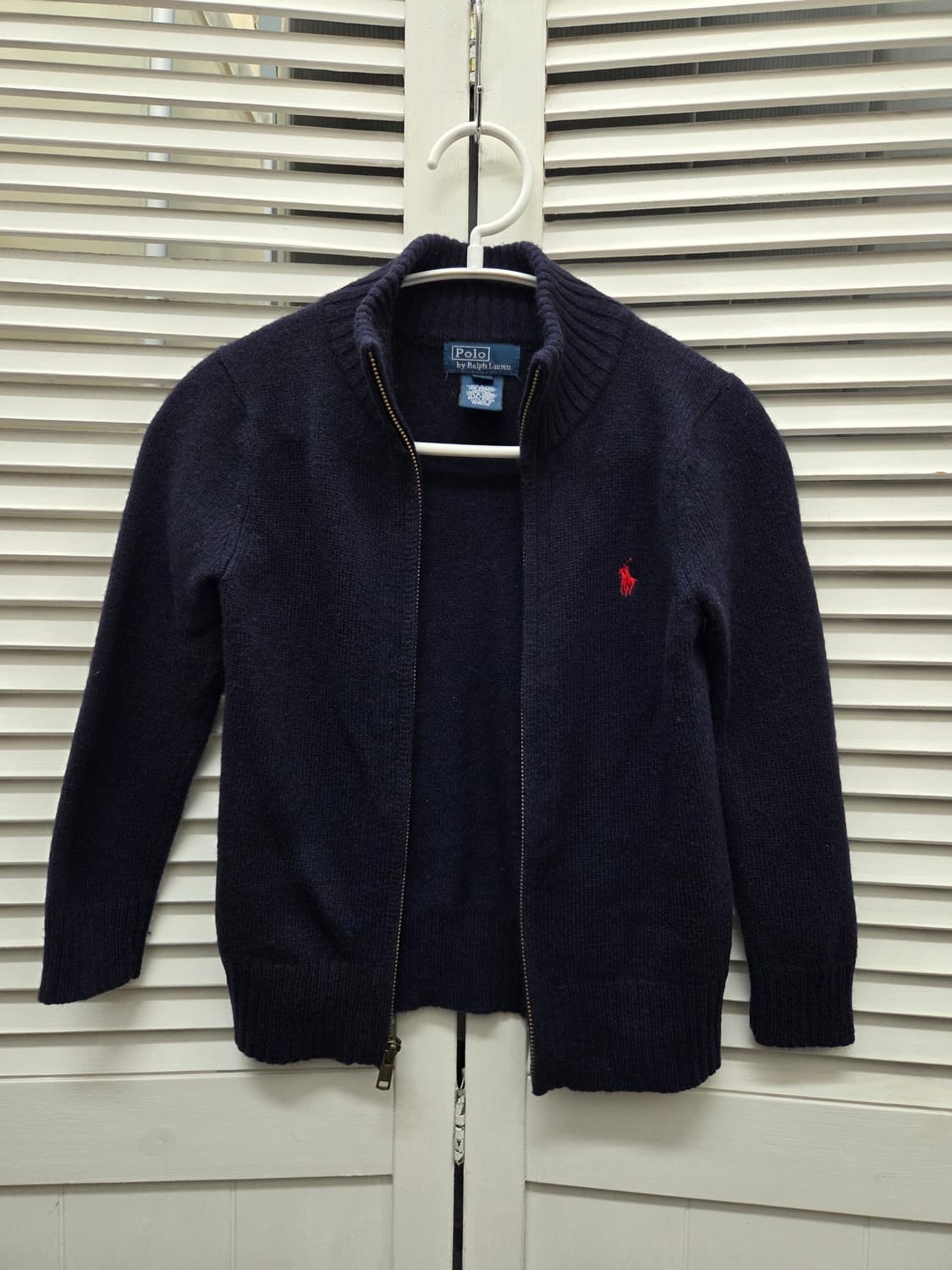 폴로 랄프로렌 키즈 램스울 집업 니트 상품이미지2