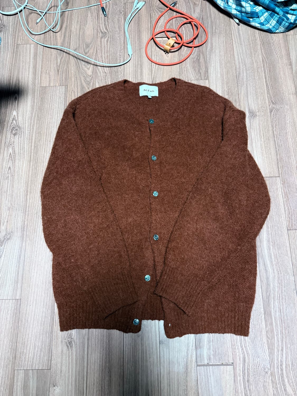 아트이프액츠 모헤어 가디건 xl 상품이미지2