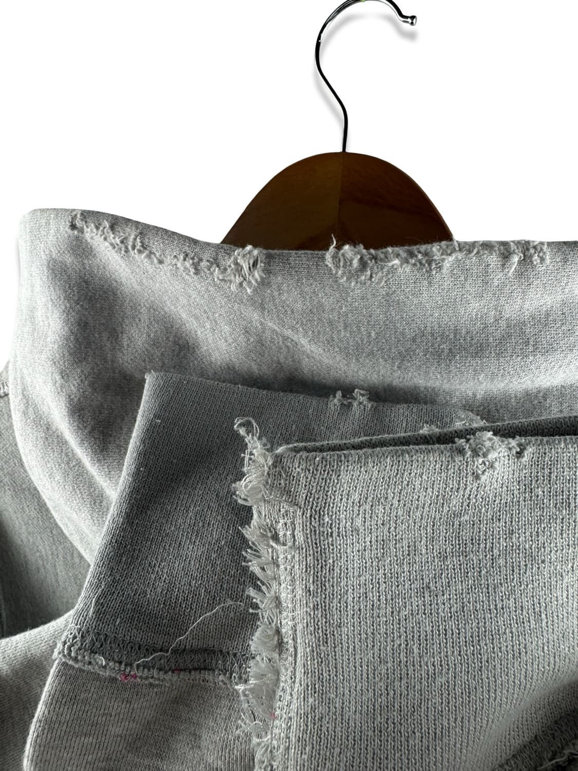 아베크롬비 그레이 버건디 데미지 후디2916 상품이미지5