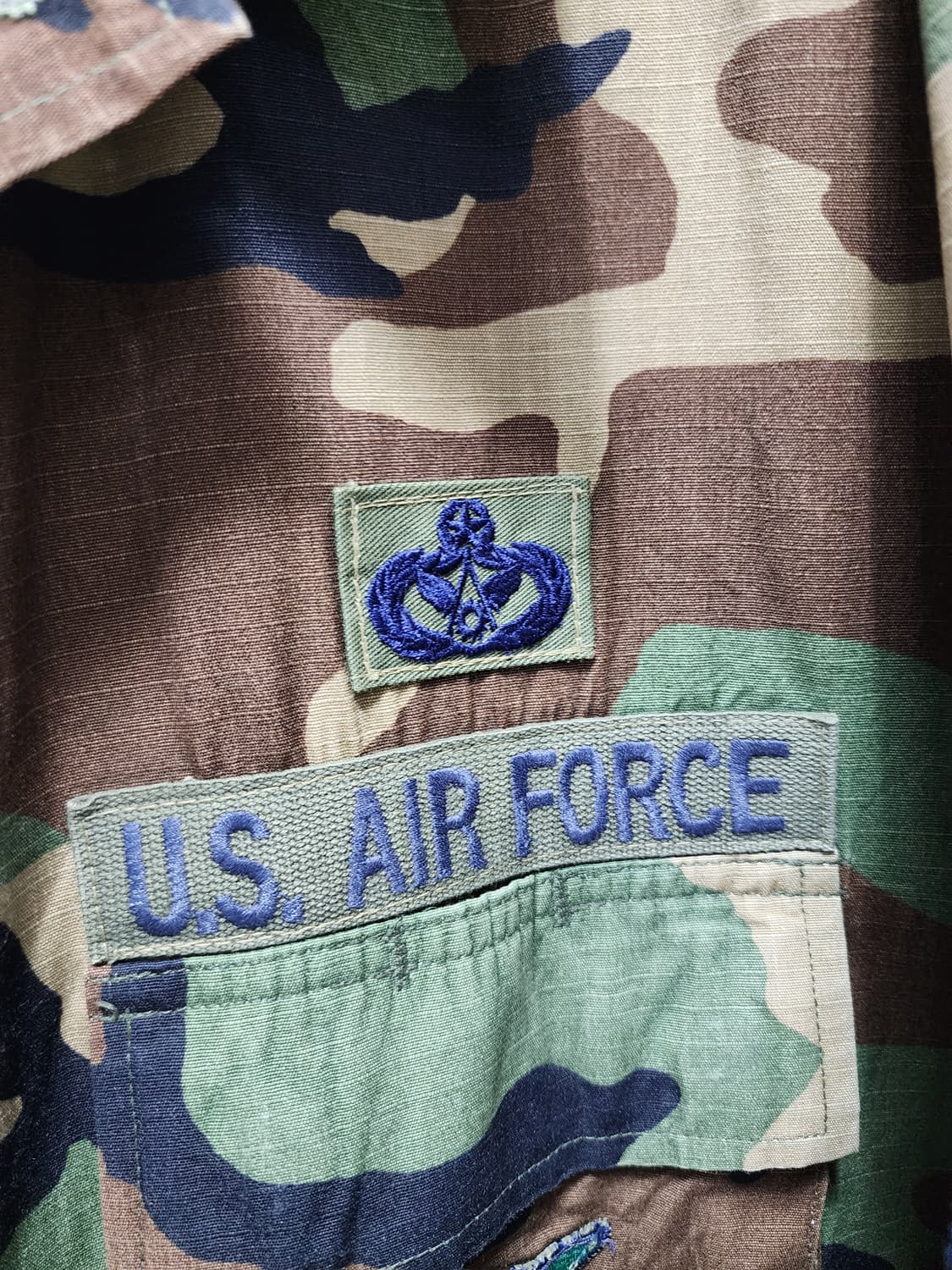 (빅사이즈) 미군 AIRFORCE 공군 우드랜드 전투복  상품이미지4