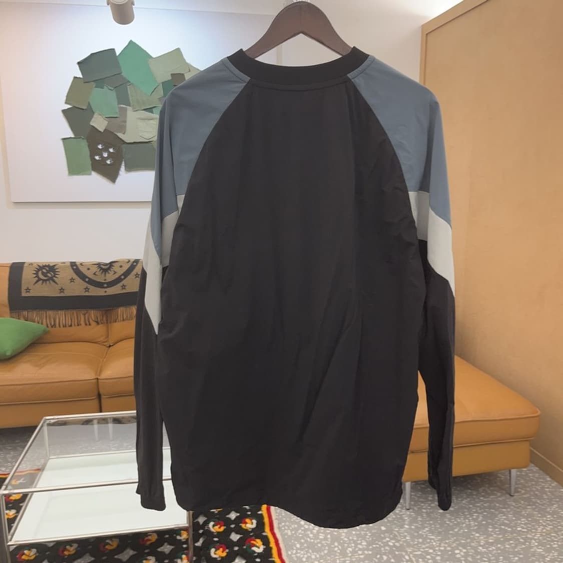 코닥 레트로 컬러 배색 바람막이 웜업 맨투맨 L C08165 상품이미지4