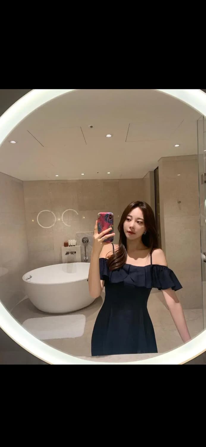 (새상품 택 o) 로아르 헌팅 프릴 원피스 상품이미지4