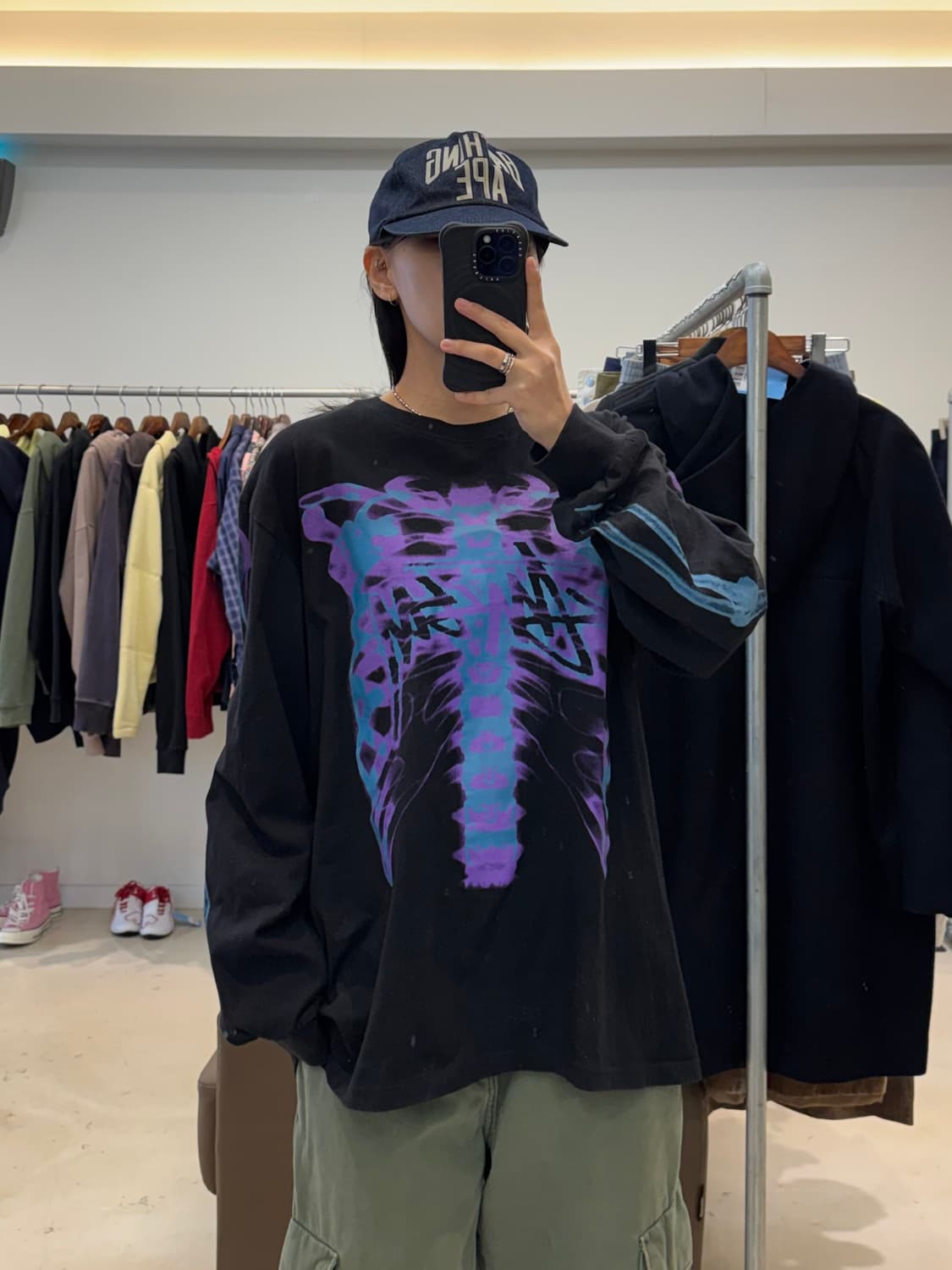 스투시 립 케이지 롱슬리브 티셔츠 상품이미지4