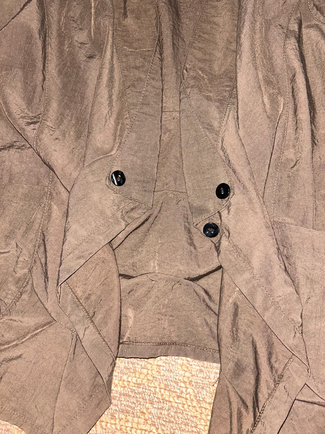 빈티지 브라운 베스트 조끼 상품이미지3