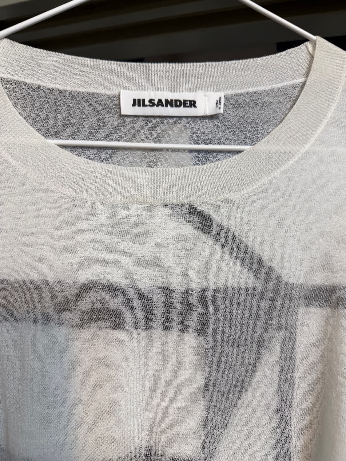 질샌더 JIL SANDER 화이트 패턴 니트 상품이미지3