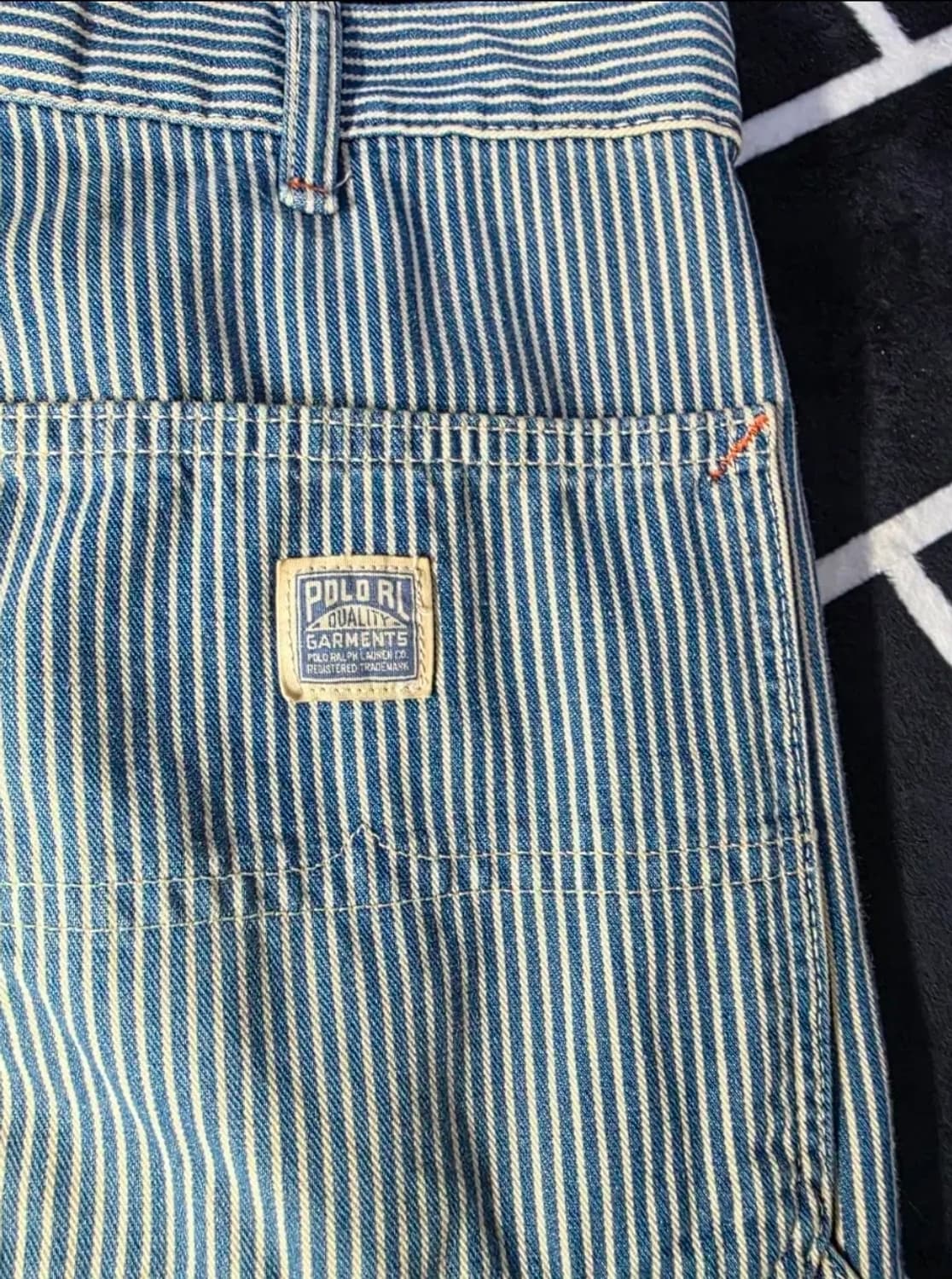 폴로랄프로렌 덩거리핏 히코리 스트라이프 인디고팬츠 32X32 상품이미지3