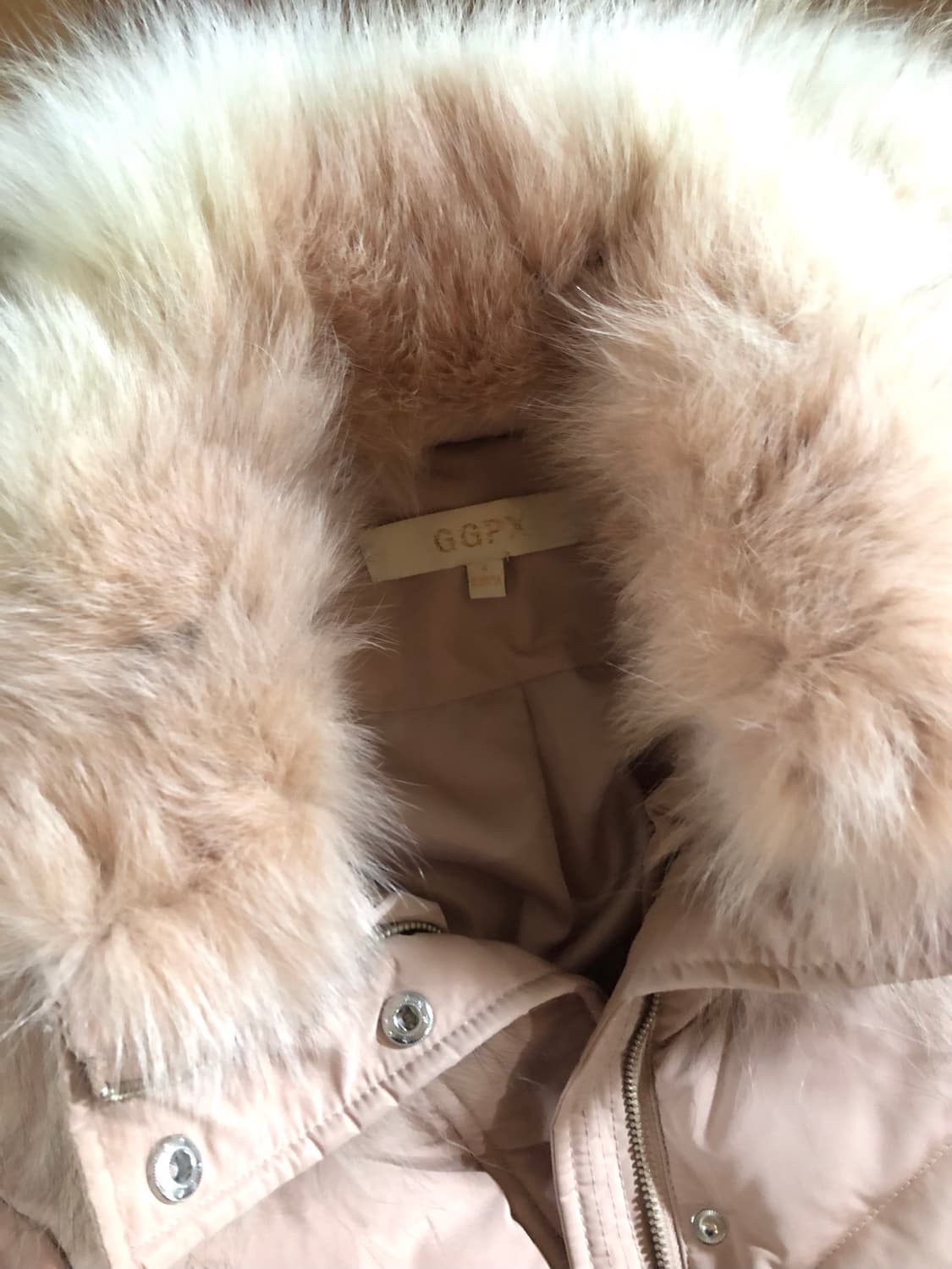 GGPX 벨티드 구스다운 벨트패딩 핑크 상품이미지8