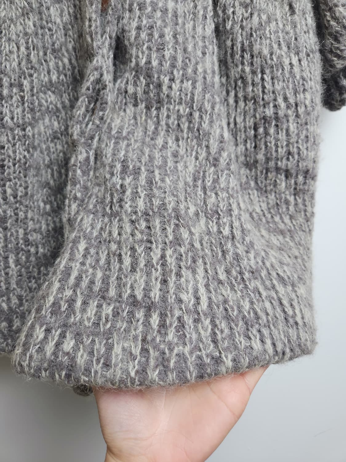 볼륨 헤비 롱 가디건 상품이미지5