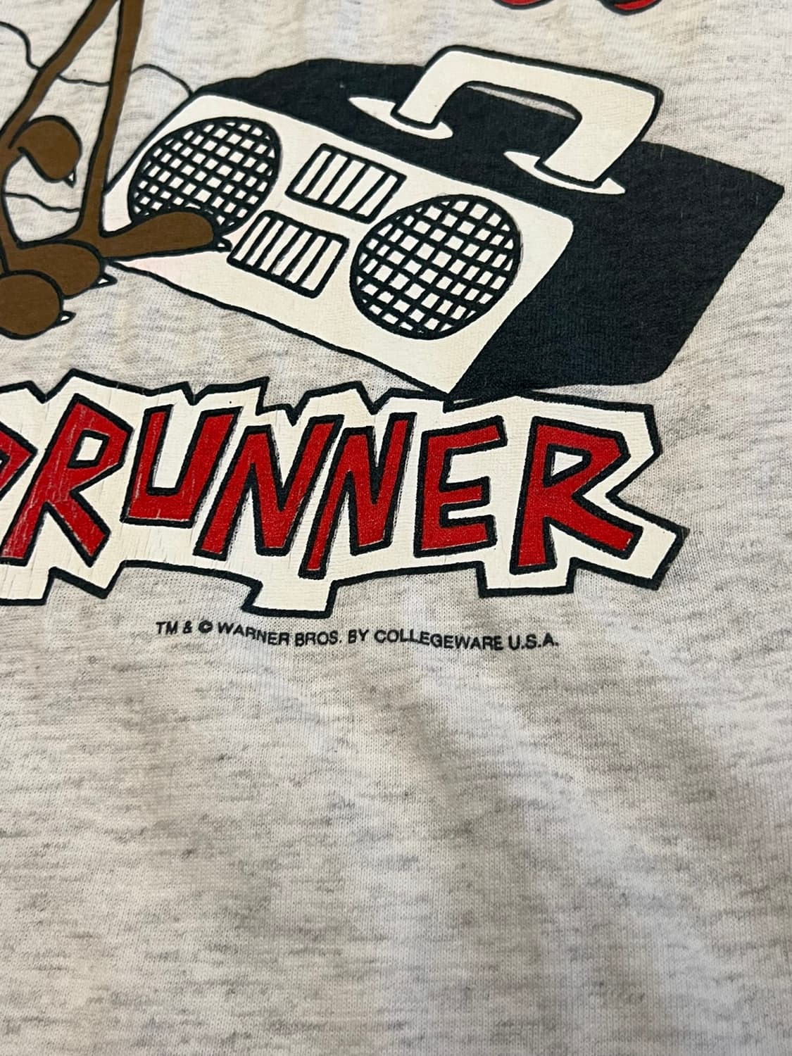 90's [2XL] 루니툰즈 코요테 로드러너 싱글스티치 티셔츠 상품이미지7