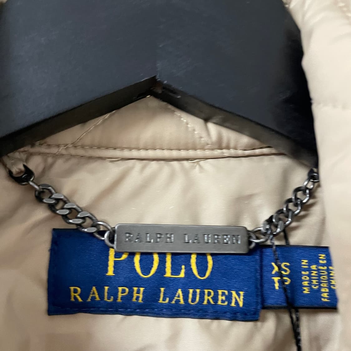 폴로 랄프로렌 베이지 퀄팅 자켓 XS(W) 상품이미지4