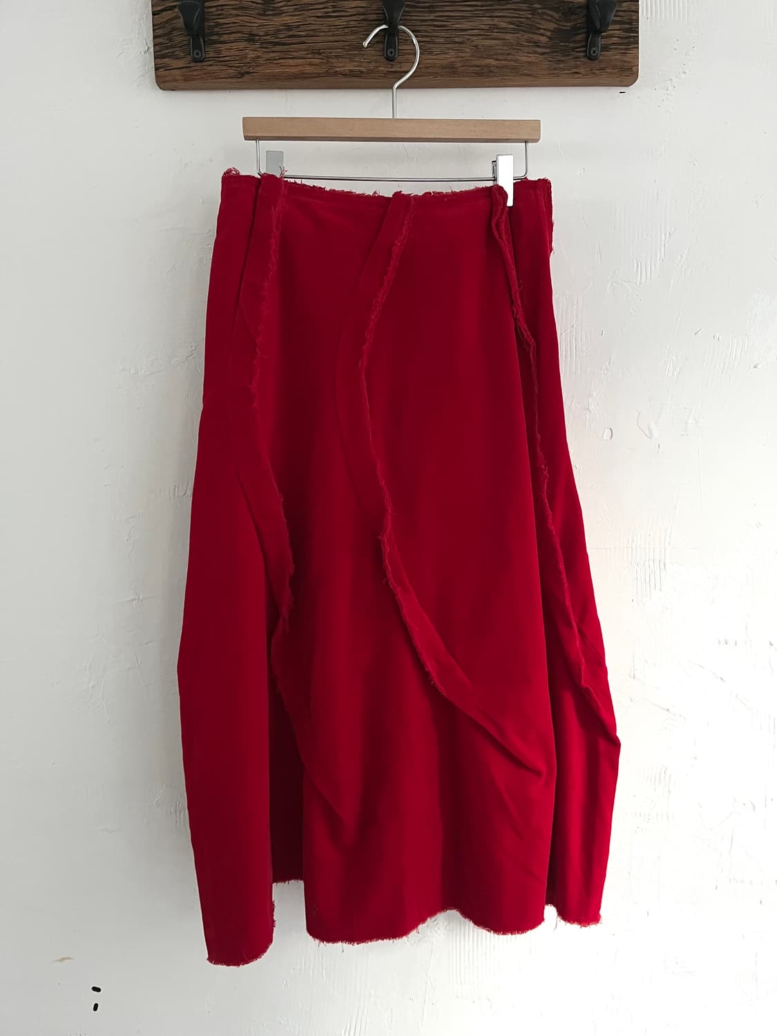 Comme des Garcons 꼼데가르송 레드 러플 스커트 상품이미지2