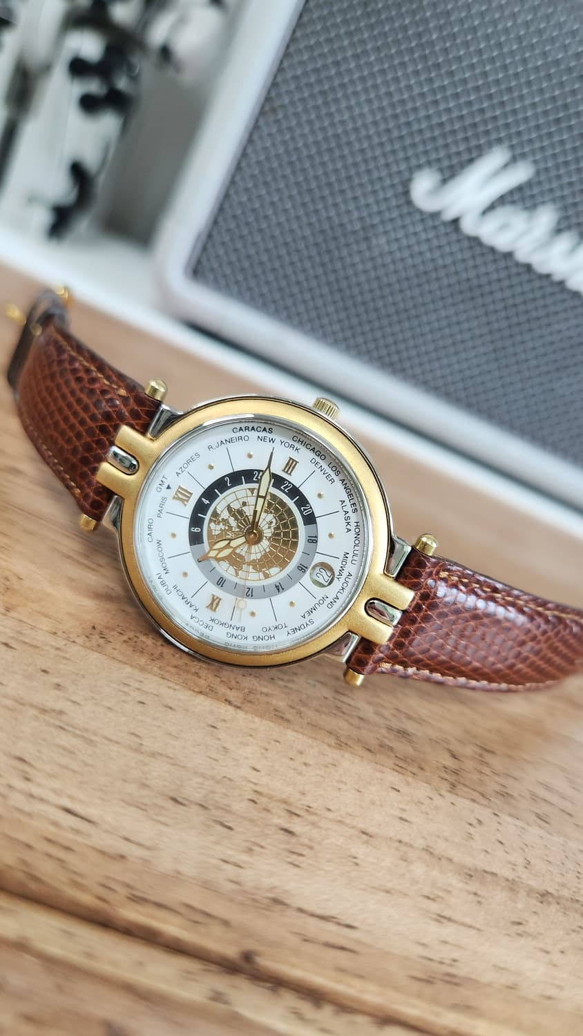 #  ECCO 에코 빈티지 레어 월드타임 명품시계 급처 상품이미지10