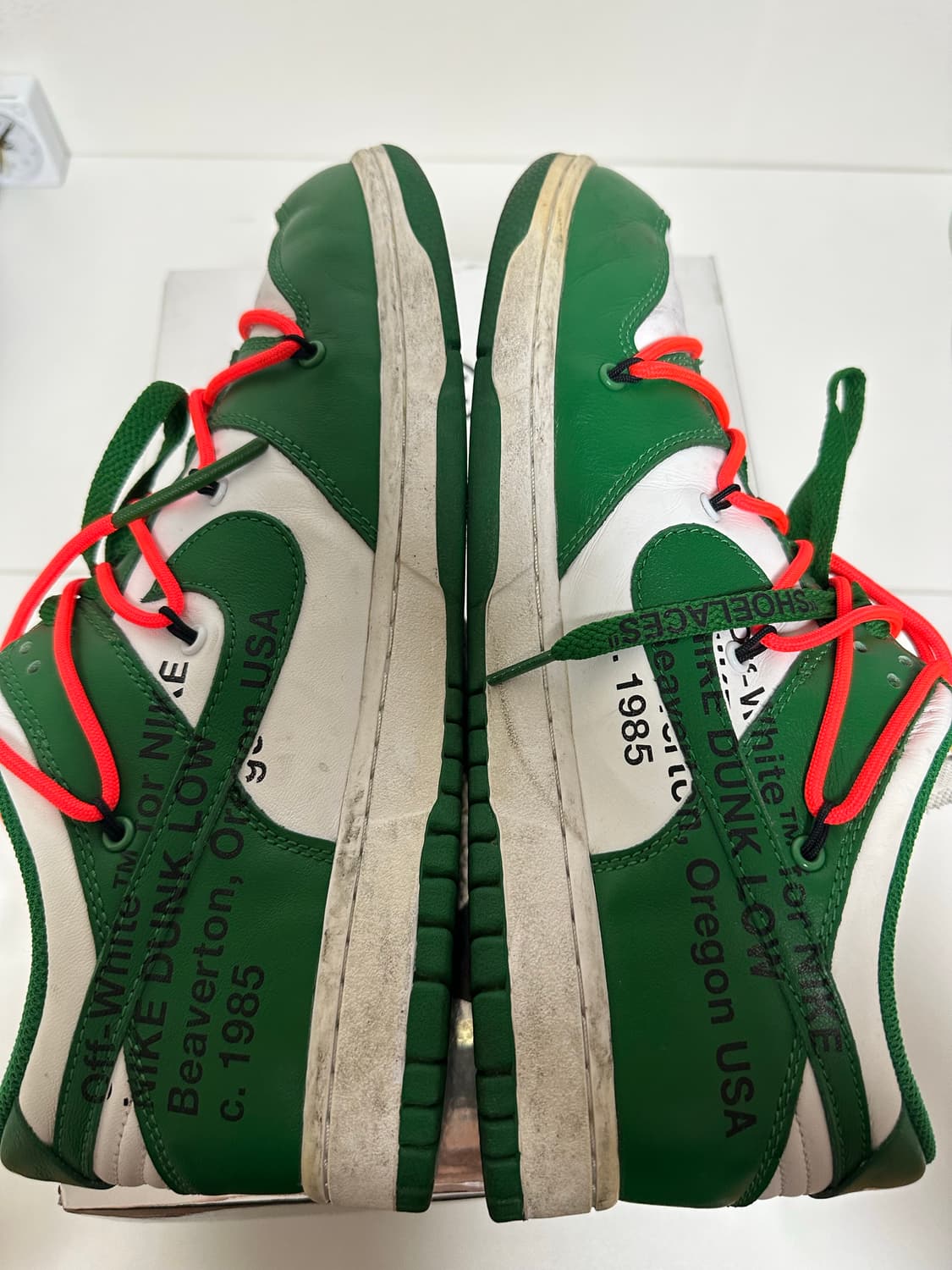 나이키 오프화이트 덩크 그린 상품이미지7