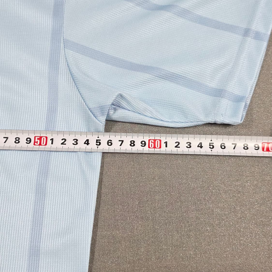 M 95-100) 엄브로 유니폼 져지 반팔티셔츠 스카이블루 상품이미지7