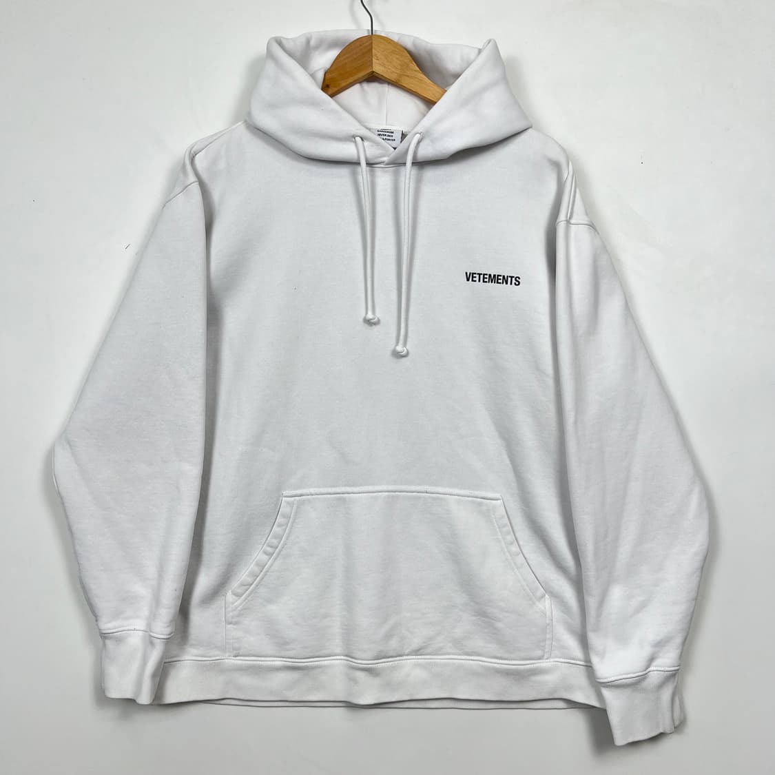 Vetements 베트멍 화이트 후드티 상품이미지1